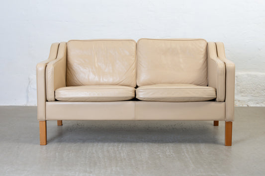 1990s 'MH195' leather sofa by Mogens Hansen