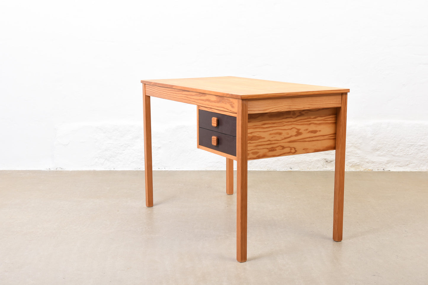 1970s pine desk by Domino Møbler