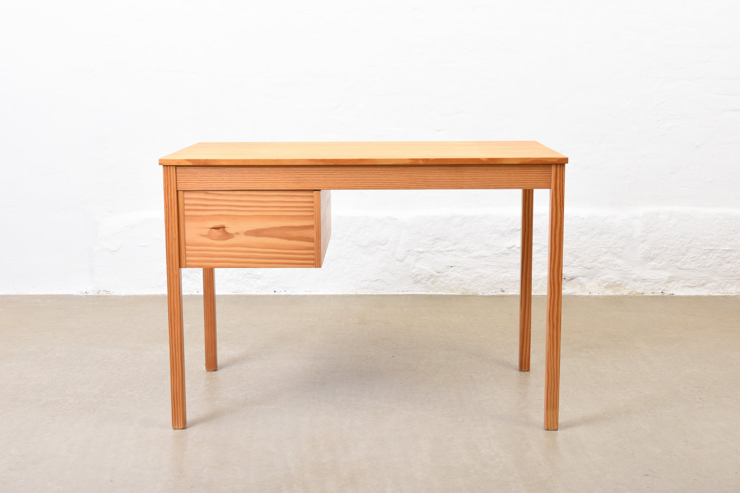 1970s pine desk by Domino Møbler