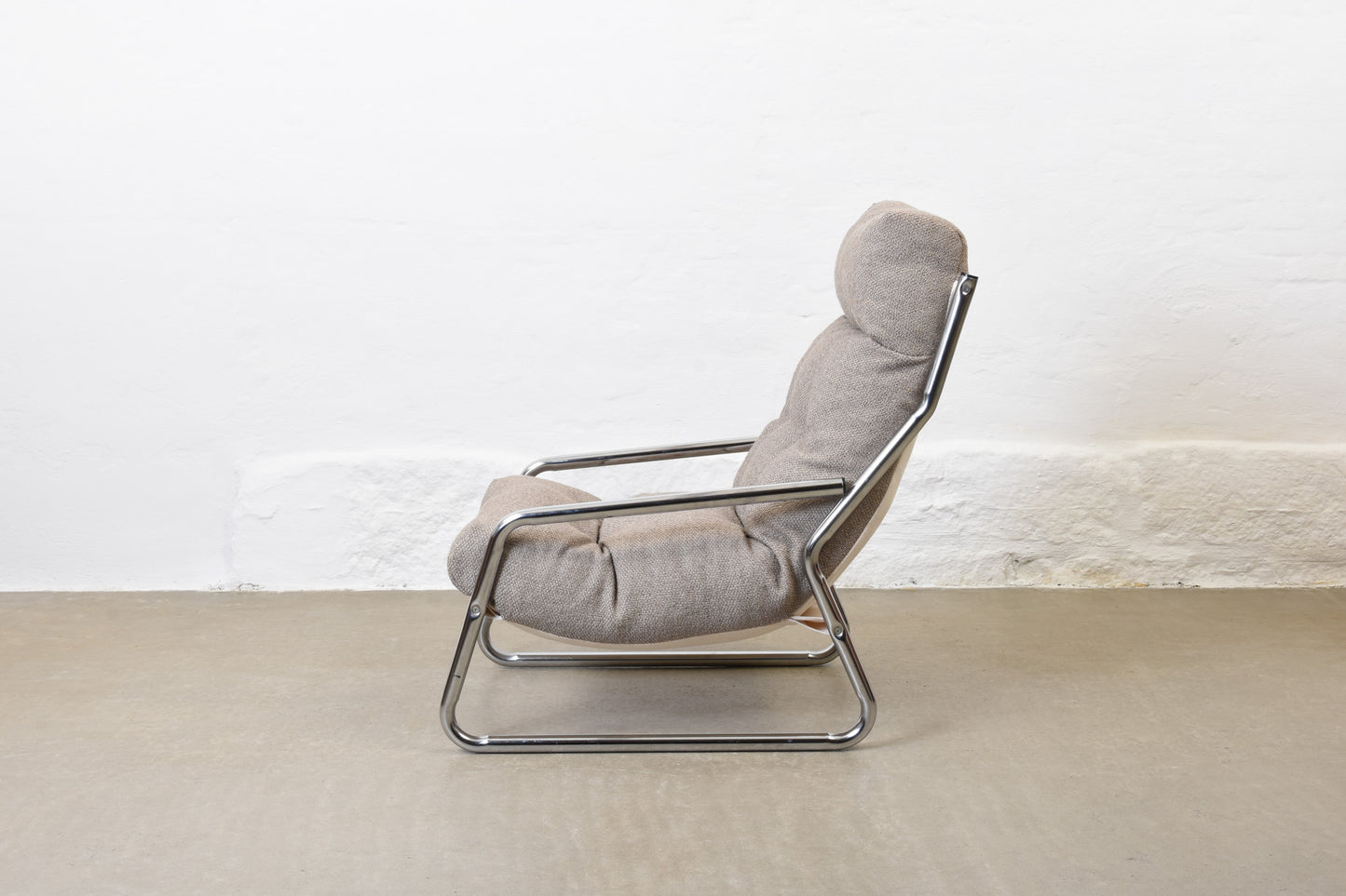 Newly reupholstered: 1970s 'Pixi' lounger by Gillis Lundgren