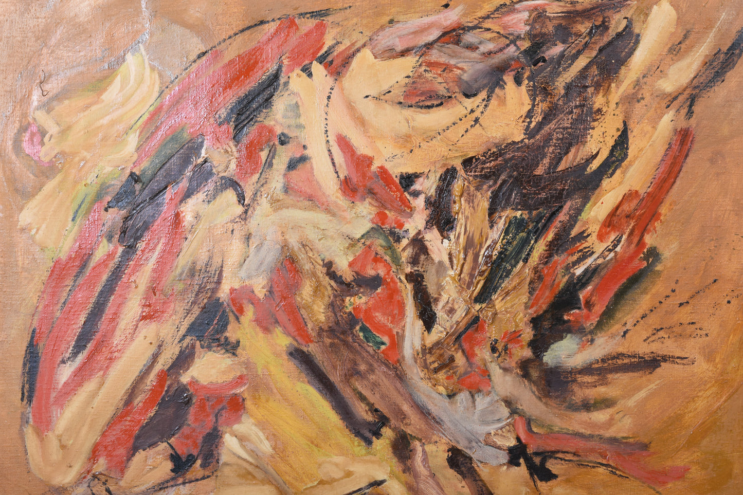 Oil painting by Erik Jørgensen - 1966