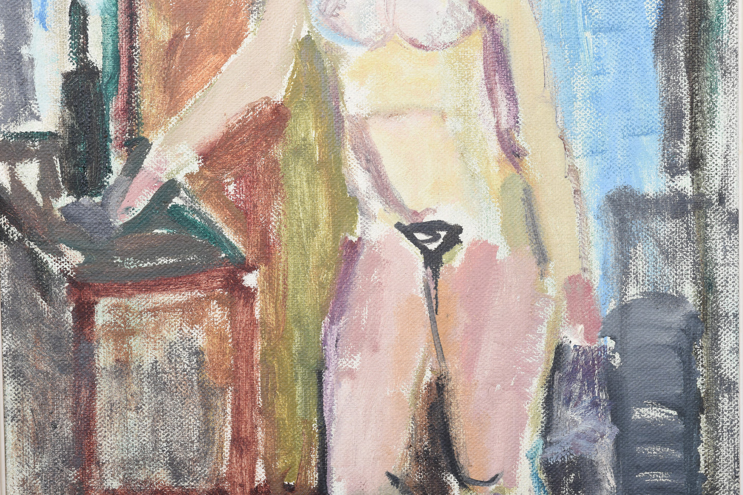 1960s oil painting by Evgenij Klenø