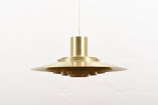 1960s 'P376' brass ceiling lamp by Fabricius & Kastholm