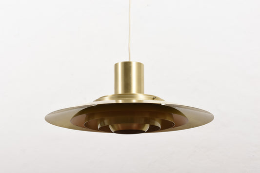 1960s 'P376' brass ceiling lamp by Fabricius & Kastholm