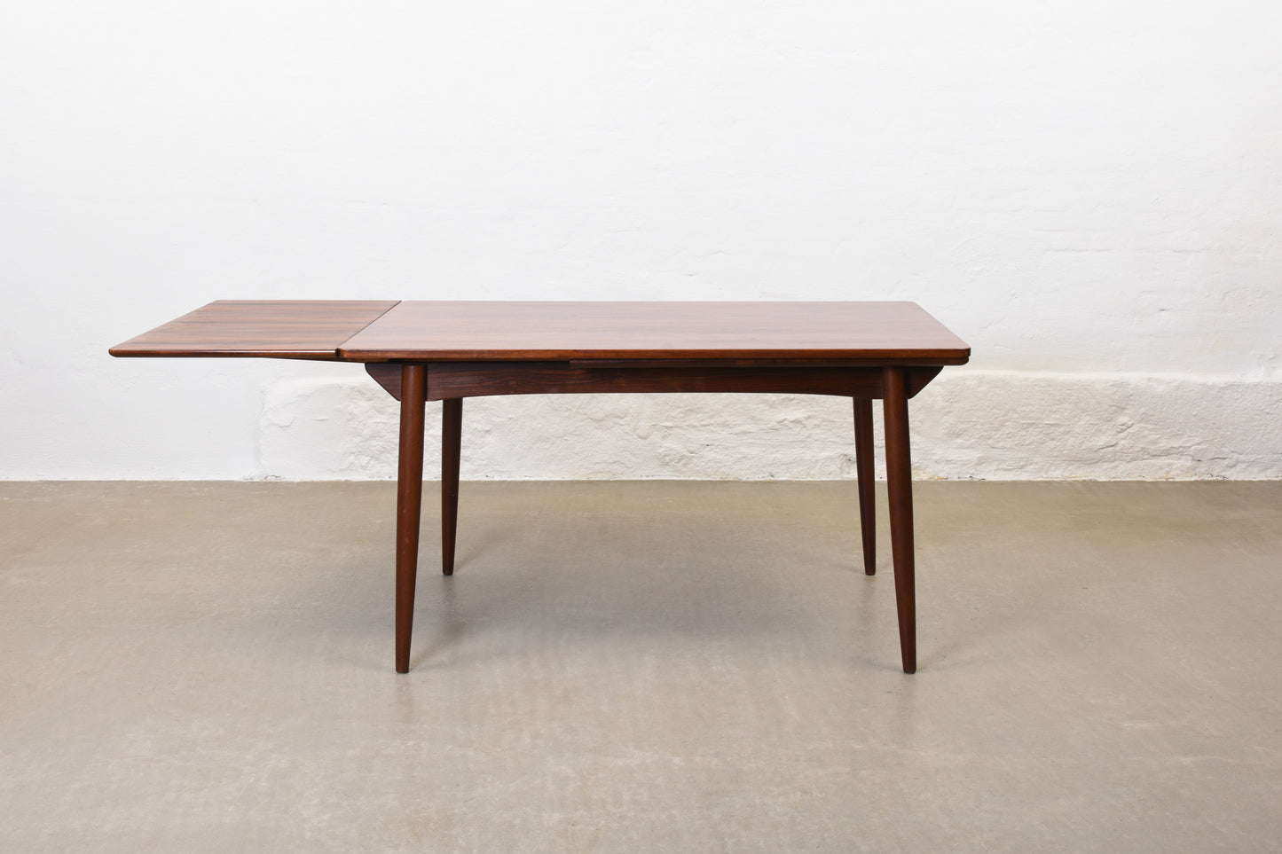 15% off: 1960s extending rosewood dining table by Søro Stolefabrik