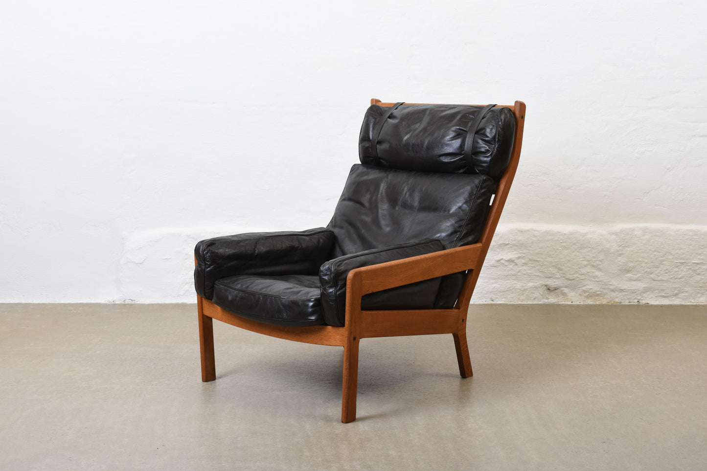 1960s 'GJ13' lounger + ottoman by Erik Ole Jørgensen