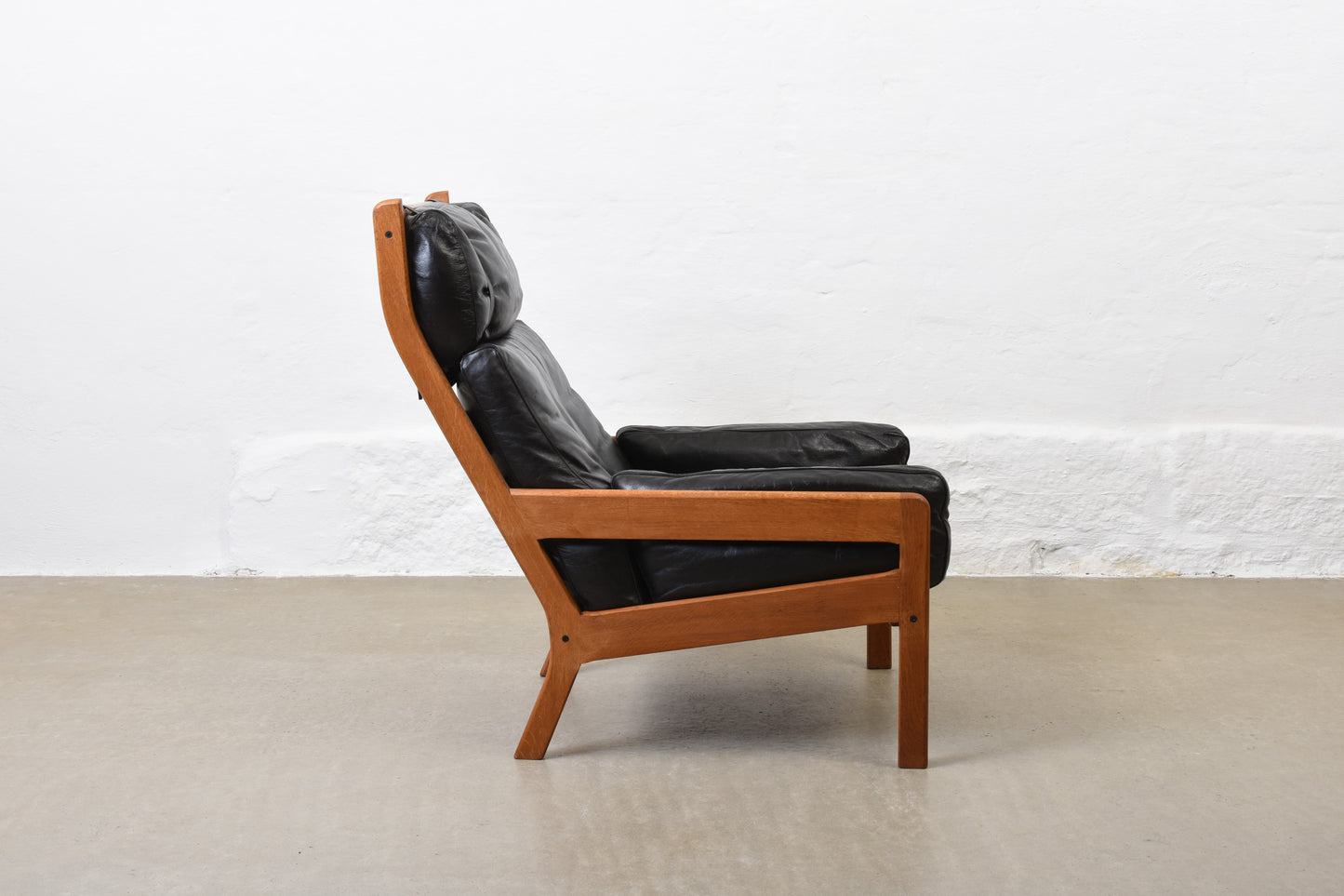 1960s 'GJ13' lounger + ottoman by Erik Ole Jørgensen