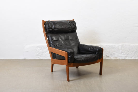 1960s 'GJ13' lounger + ottoman by Erik Ole Jørgensen