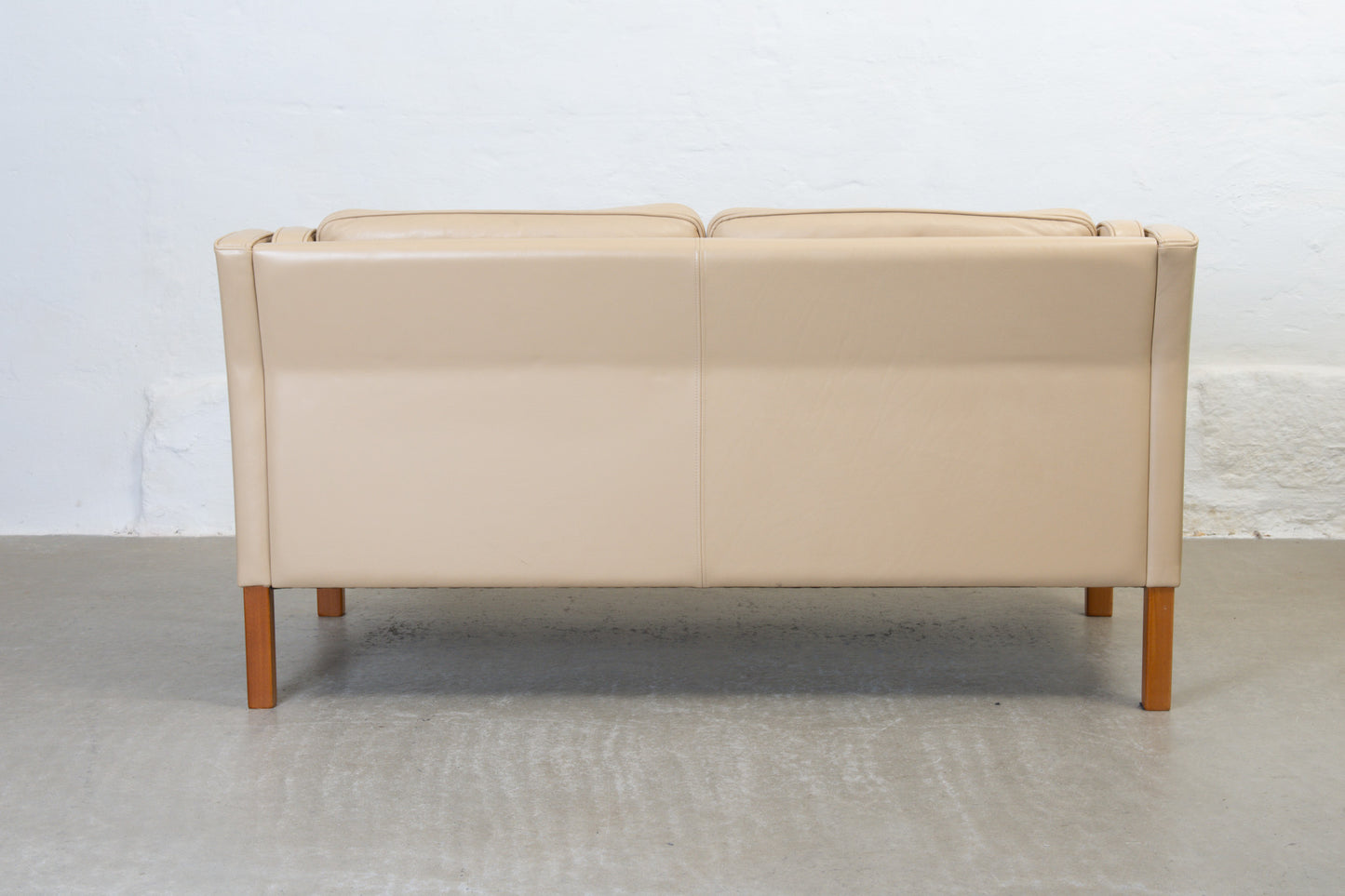 1990s 'MH195' leather sofa by Mogens Hansen