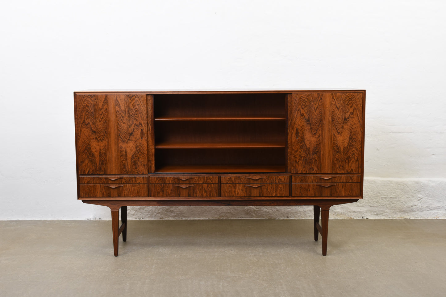 1960s rosewood highboard