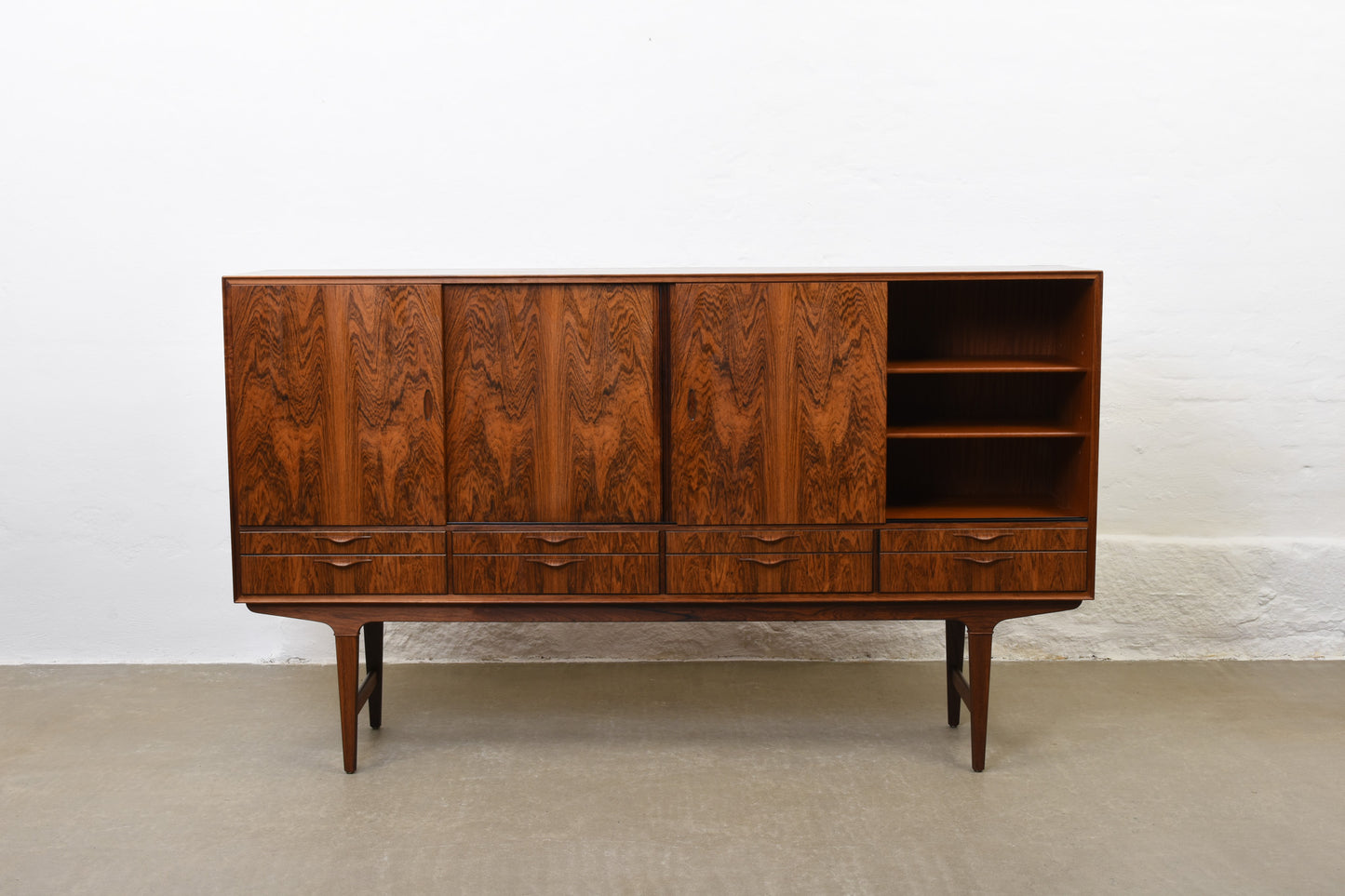 1960s rosewood highboard