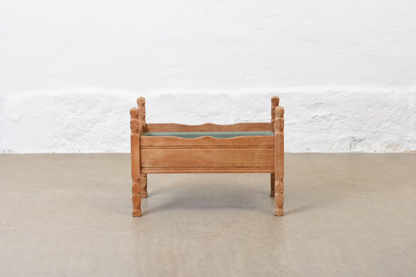 1970s oak planter by KW Møbler