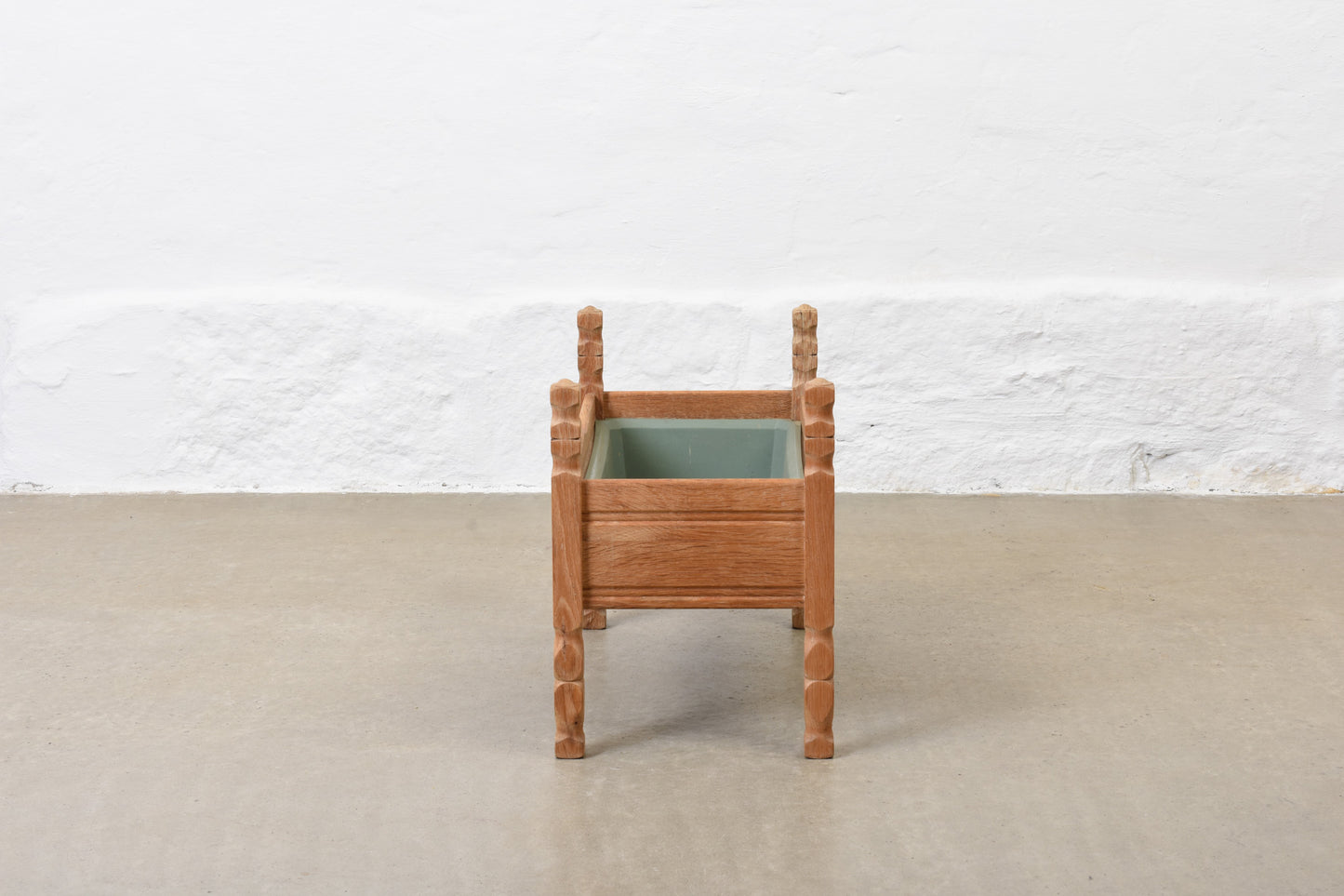 1970s oak planter by KW Møbler