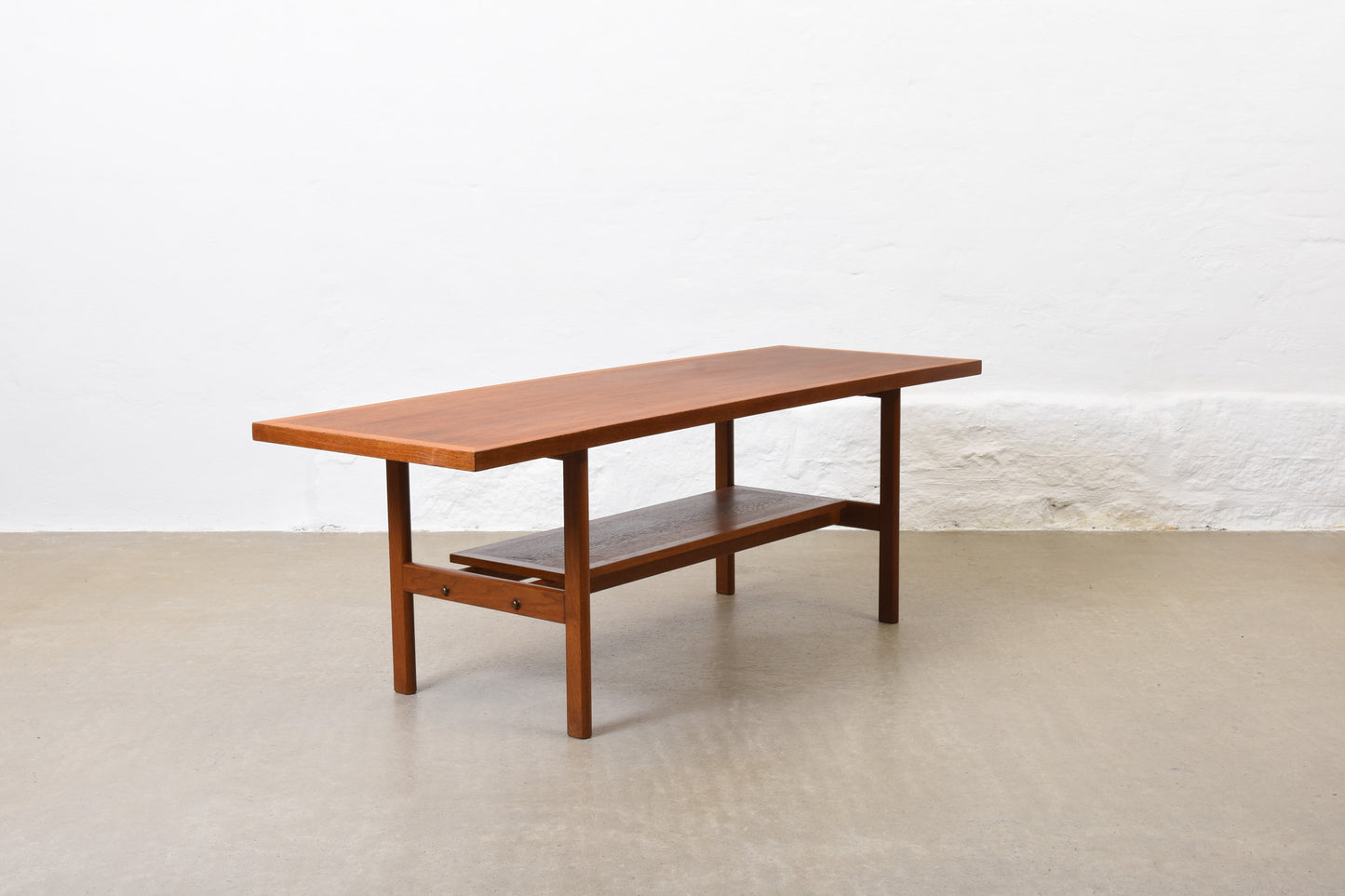 1960s oak coffee table by Jørgen Bækmark