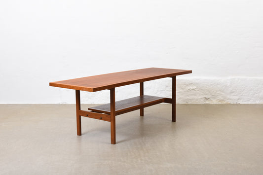 1960s oak coffee table by Jørgen Bækmark