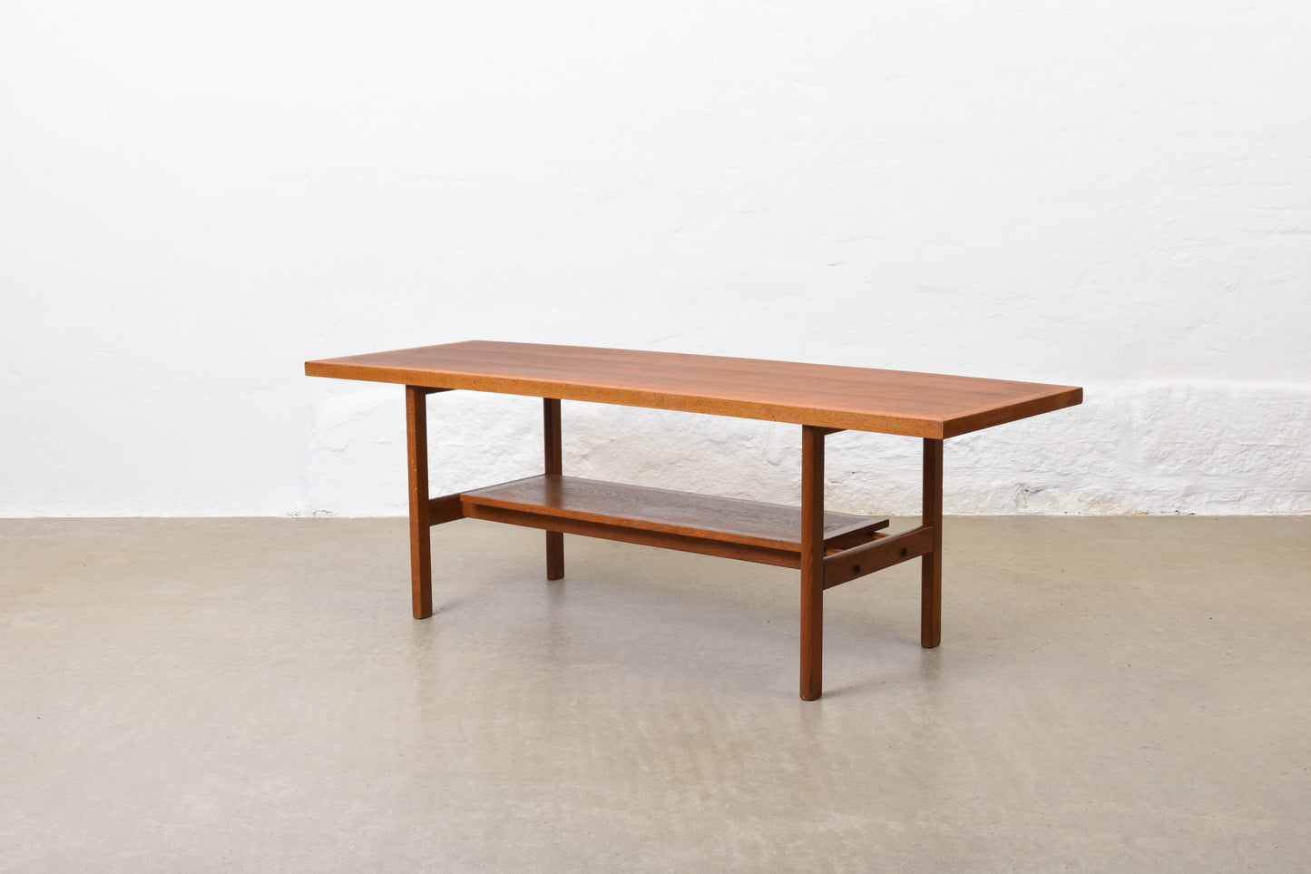 1960s oak coffee table by Jørgen Bækmark