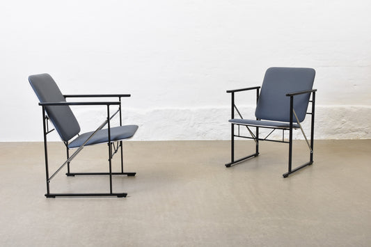 Two available: 1980s loungers by Yrjö Kukkapuro