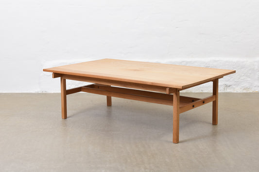 1960s Danish oak coffee table
