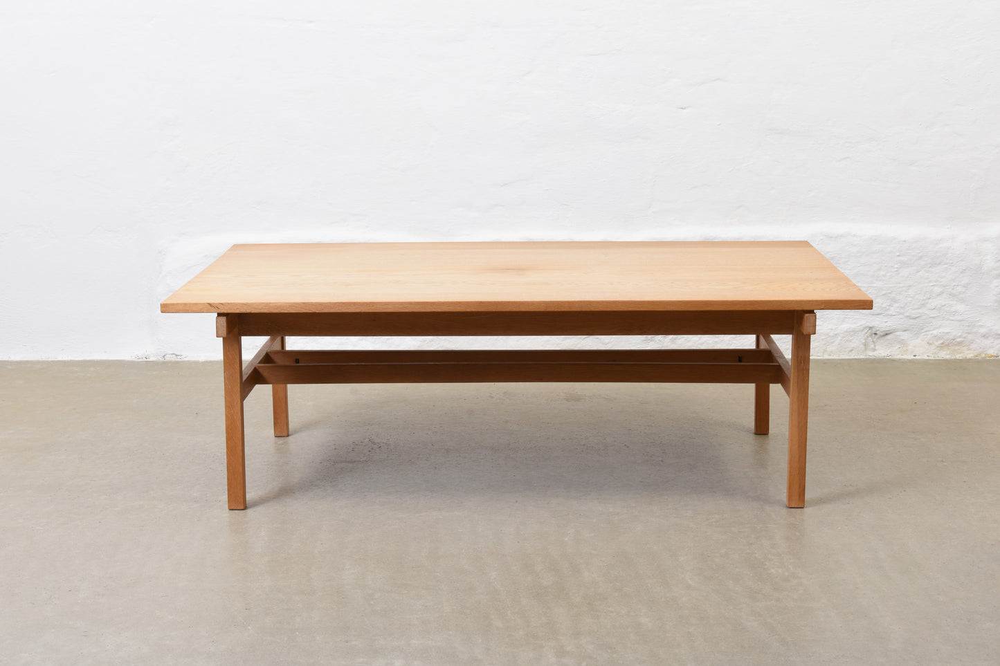 1960s Danish oak coffee table