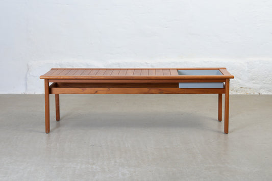 1960s teak planter table