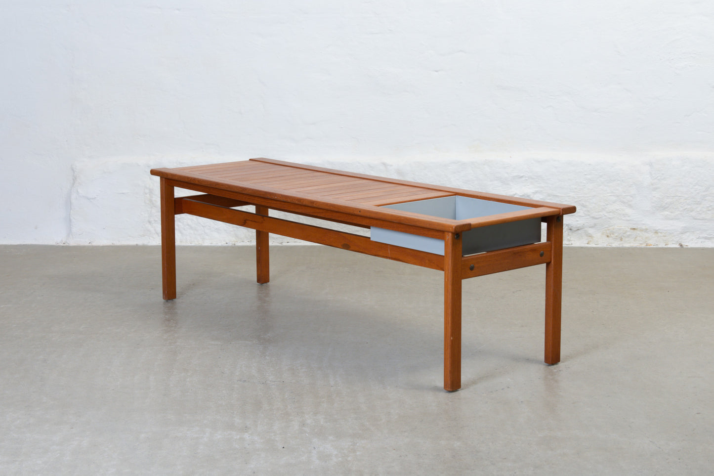 1960s teak planter table