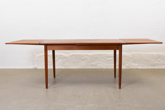 1960s extending dining table in teak