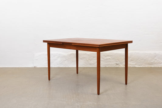 1960s extending dining table in teak