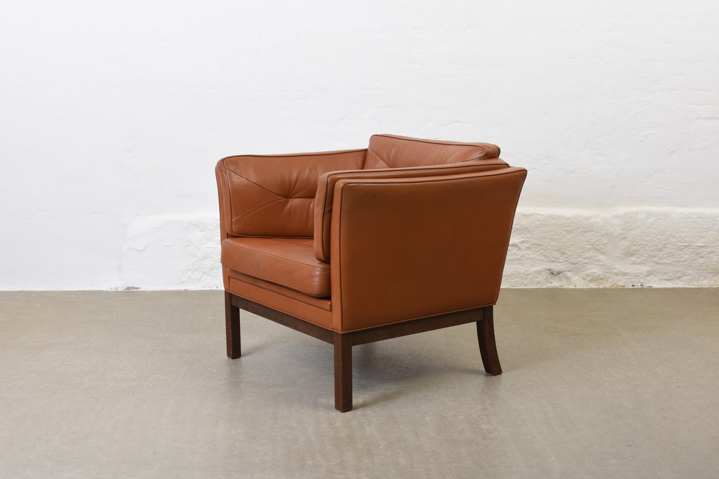 1970s Danish leather club chair