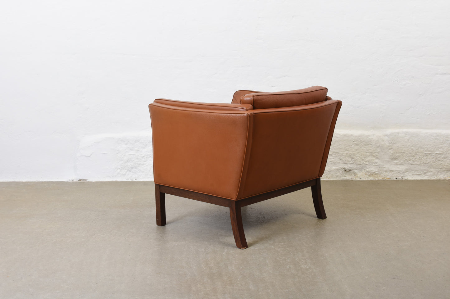 1970s Danish leather club chair