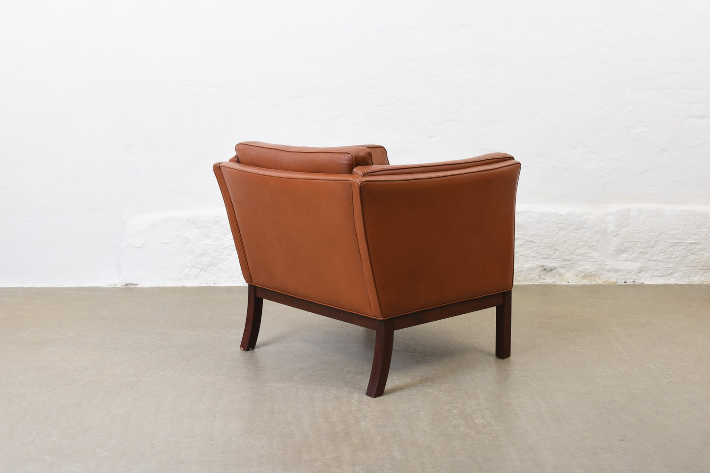 1970s Danish leather club chair