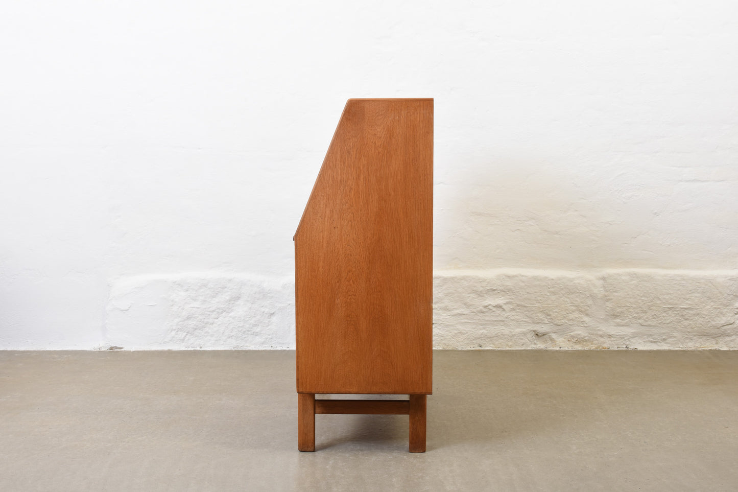 1960s oak secretary by Bernhard Pedersen & Søn