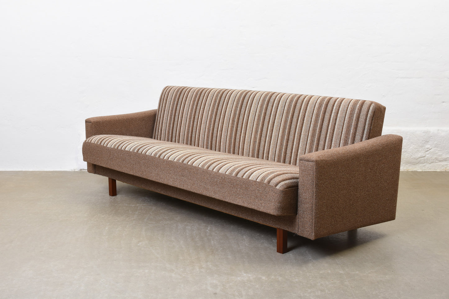 1960s sofa bed in wool