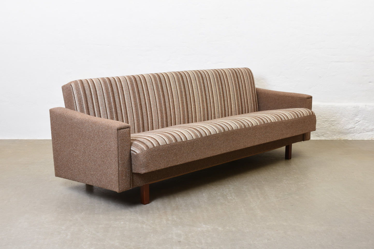 1960s sofa bed in wool