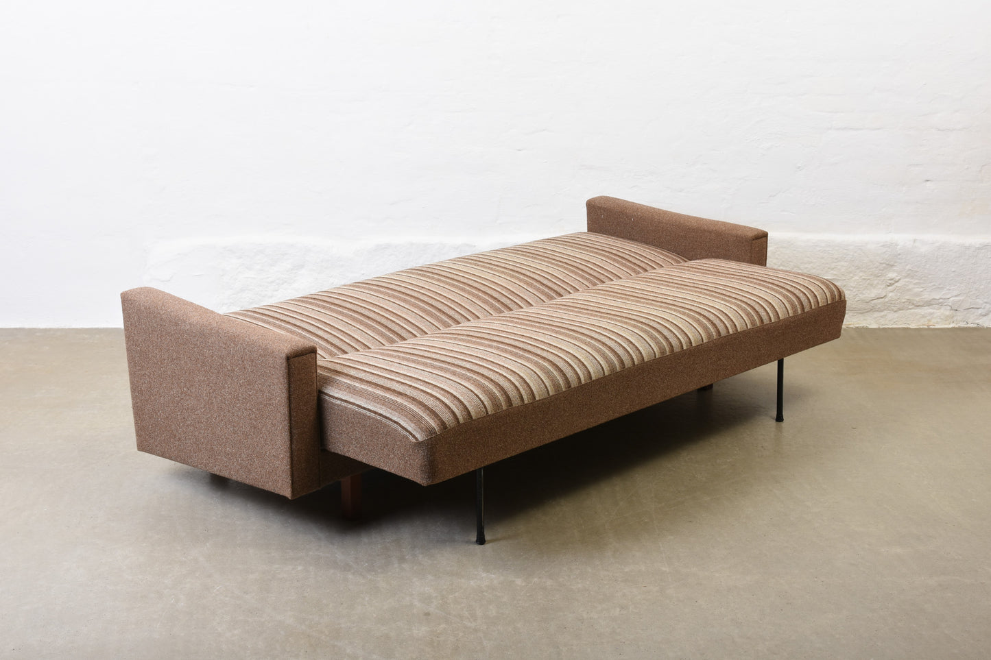 1960s sofa bed in wool