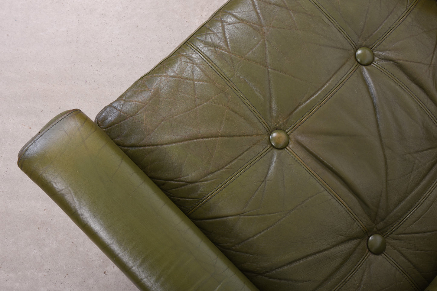 1960s leather lounger by Svend Skipper