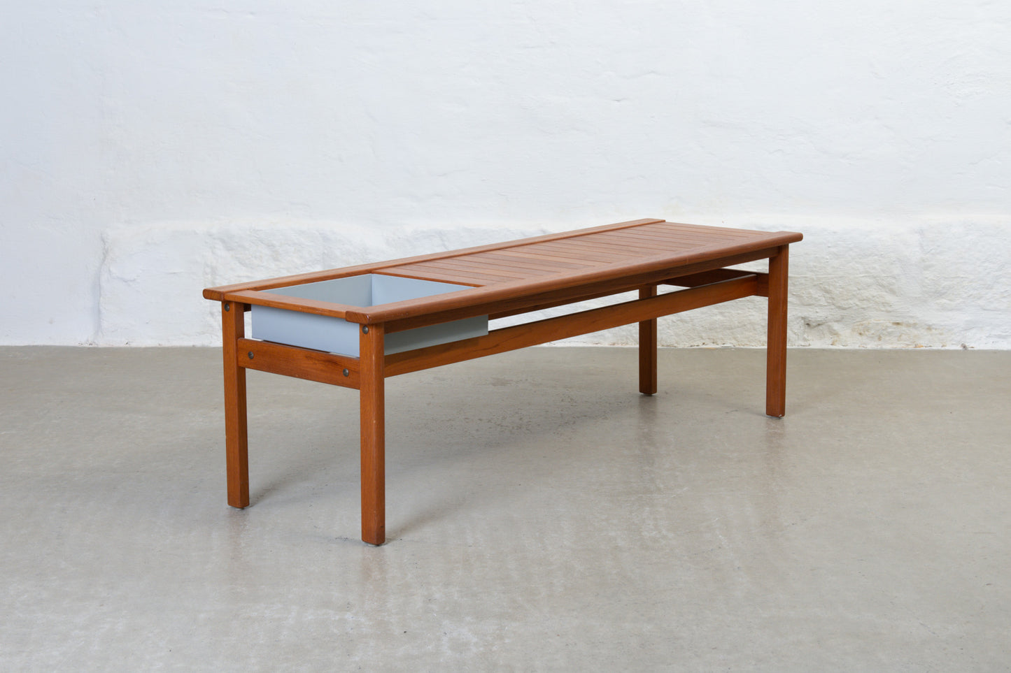 1960s teak planter table