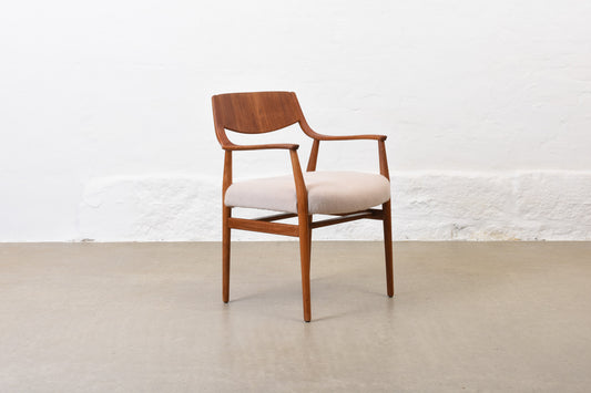 Newly reupholstered: 1960s armchair by Søro Stolefabrik