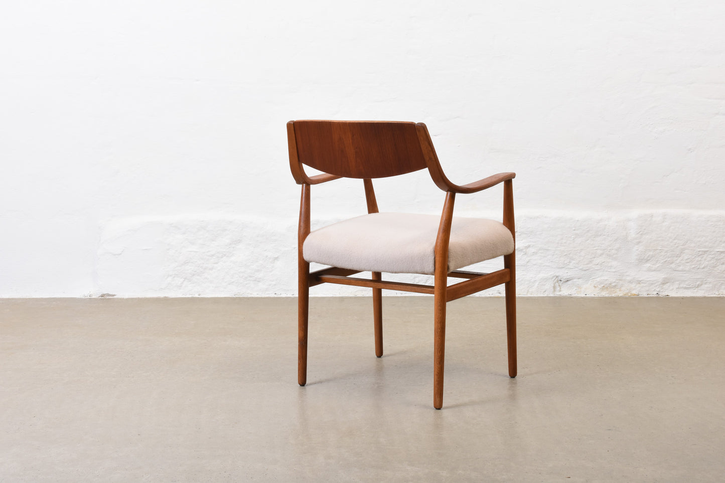 Newly reupholstered: 1960s armchair by Søro Stolefabrik