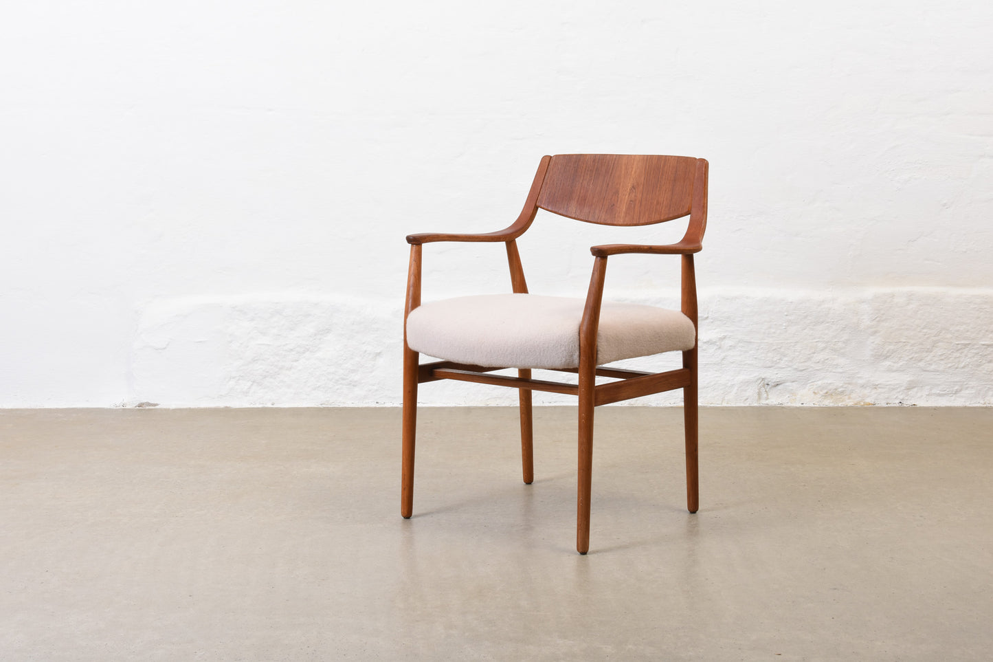 Newly reupholstered: 1960s armchair by Søro Stolefabrik