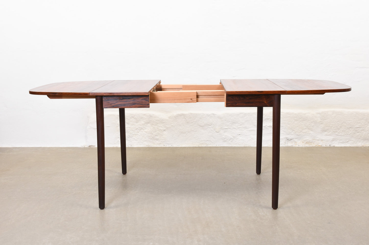 1960s extending dining table in rosewood