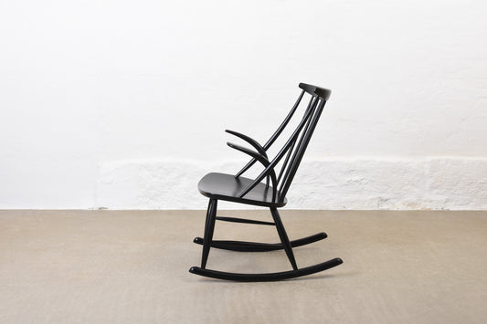 1960s rocking chair by Illum Wikkelsø - Lacquered beech