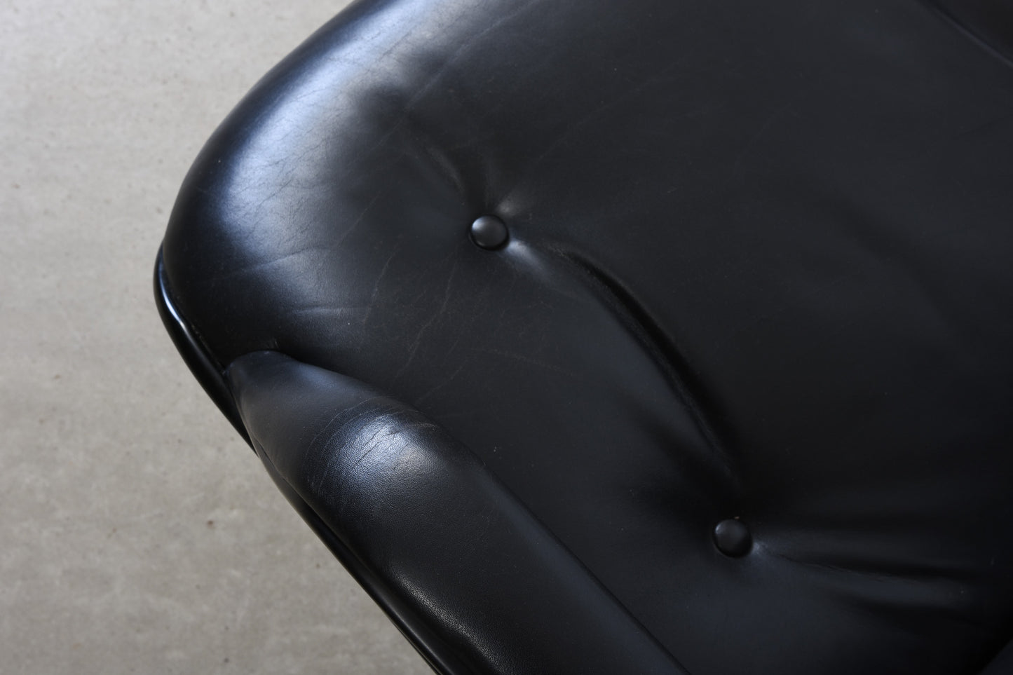 1960s leather desk chair by Martela Oy