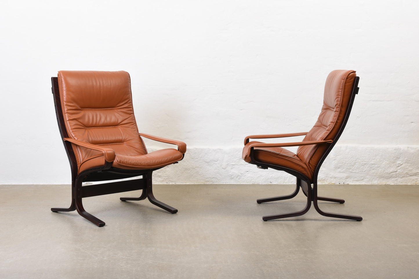 Two available: 1980s 'Siesta' lounge chairs by Ingmar Relling