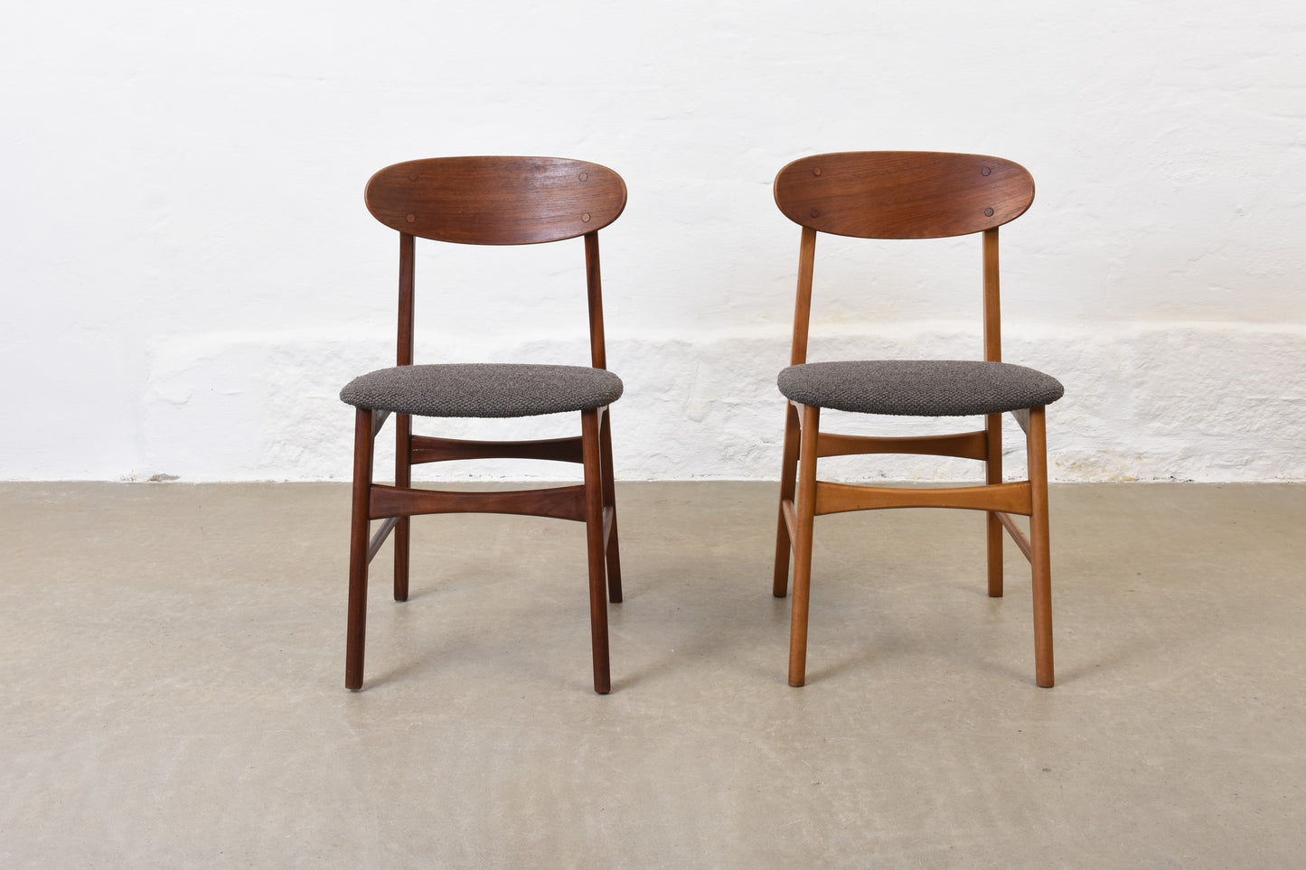 Two available: 1960s teak dining chairs