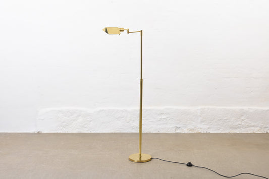 1980s brass floor lamp