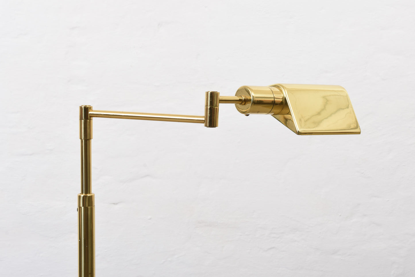 1980s brass floor lamp