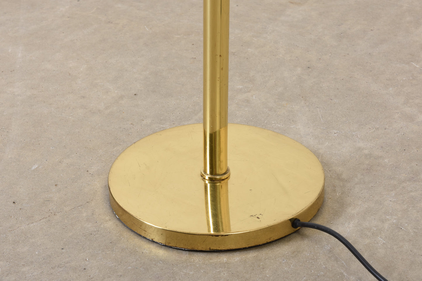 1980s brass floor lamp