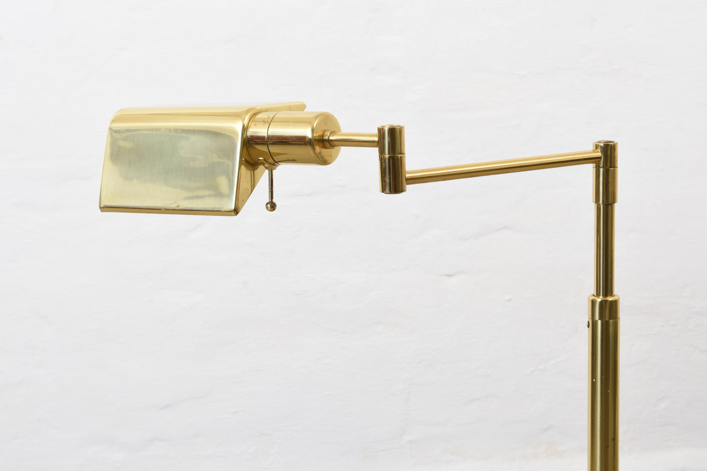 1980s brass floor lamp