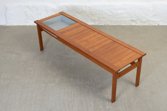 1960s teak planter table