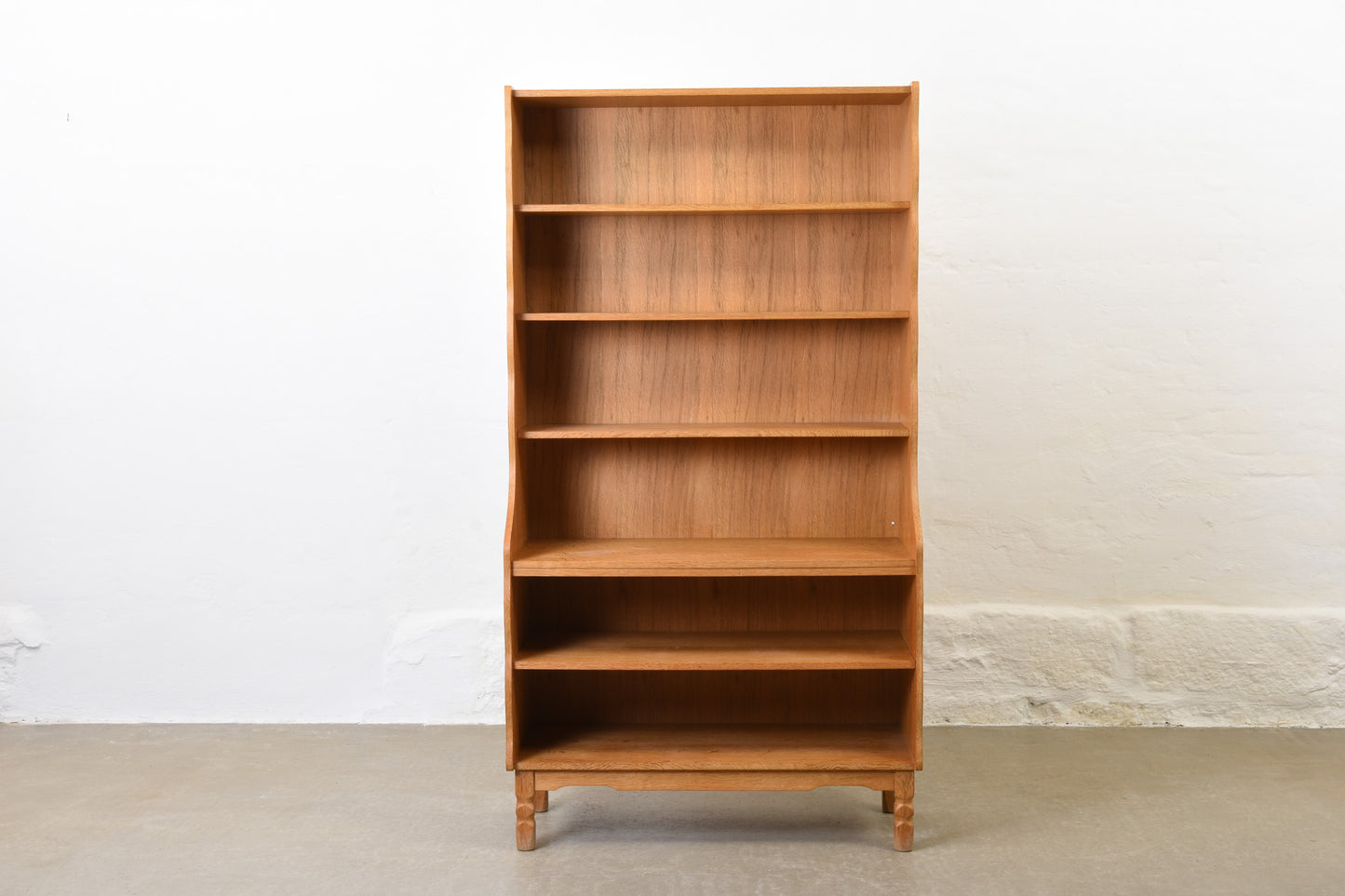 1970s Danish oak bookshelf